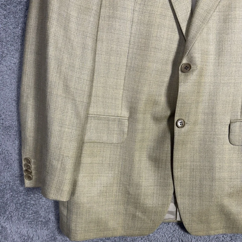 Coppley Sport Coat Men 39R Silk Wool Blazer Bocelli 2112 Shadow Plaid Designer